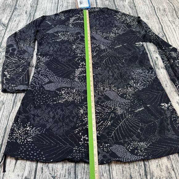 Coolibar UPF 50+ Women’s Tunic Top Black Floral Print Size XXL NWT - Picture 12 of 12